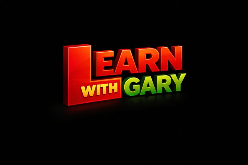 Learn With Gary branded logo